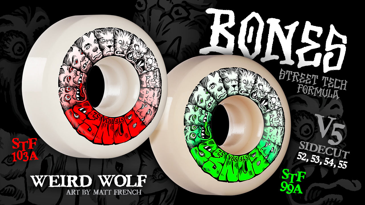 BONES WHEELS - 'Weird Wolf'