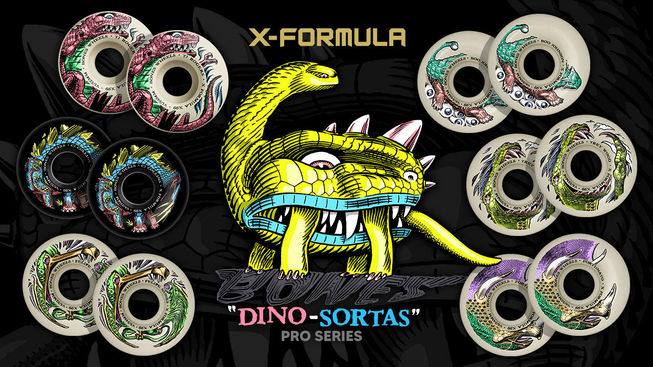 Bones Wheels 'Dino-Sortas' Skateboard Wheels