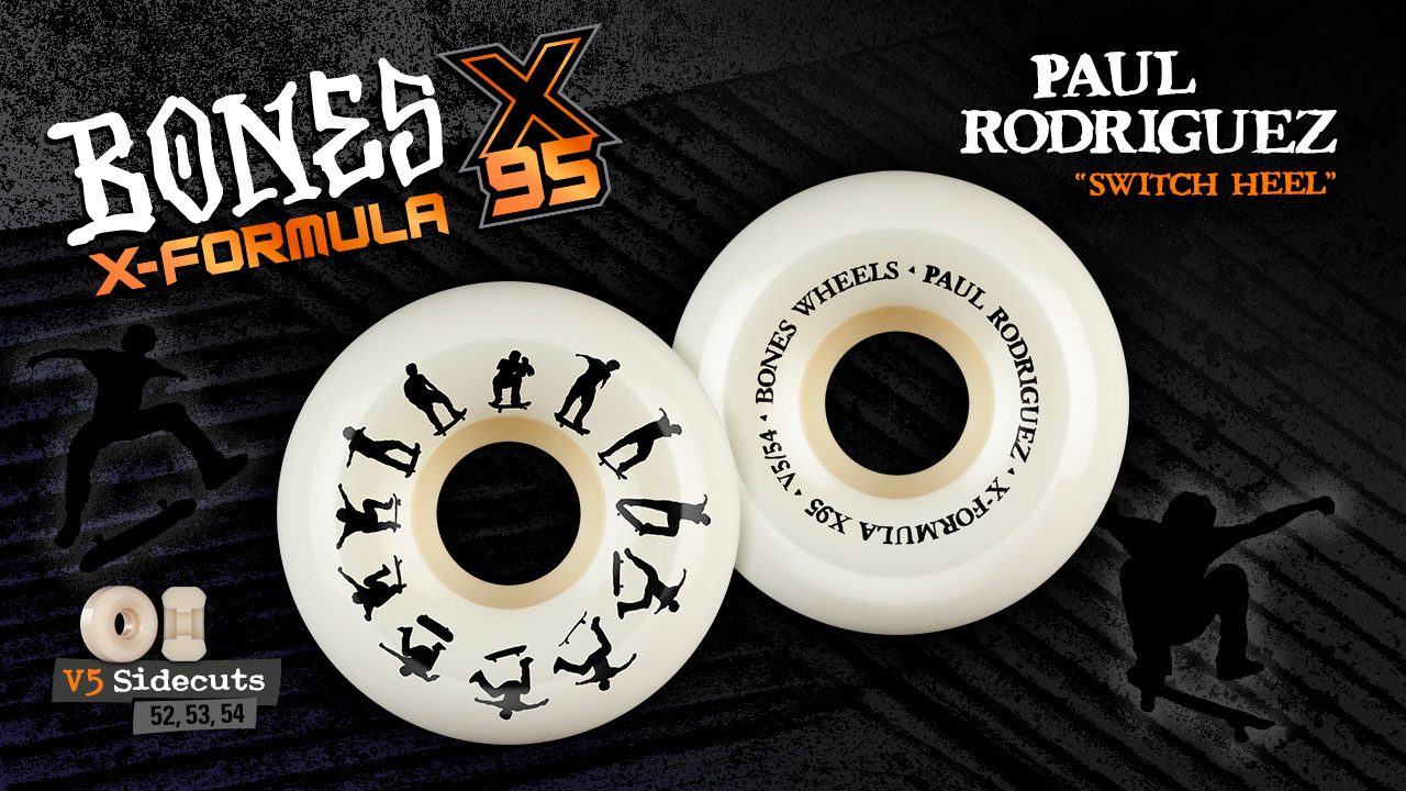 BONES WHEELS - Paul Rodriguez 'Switch Heel'