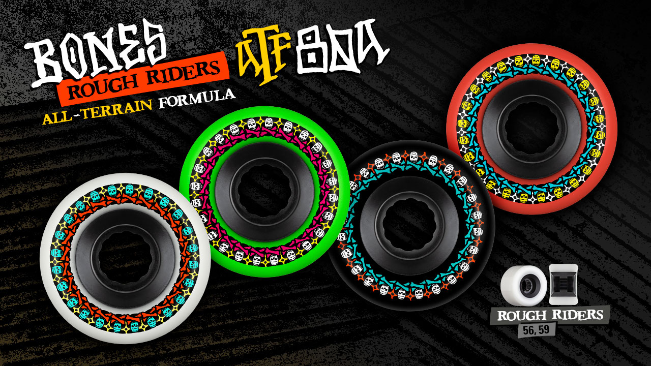 BONES WHEELS Rough Riders Skateboard Wheels
