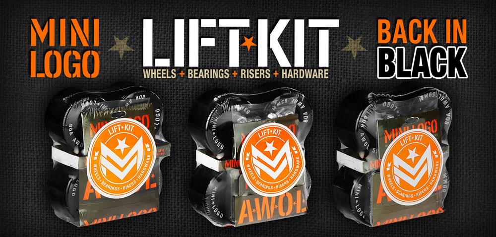 Mini Logo Lift Kits - Back in Black!