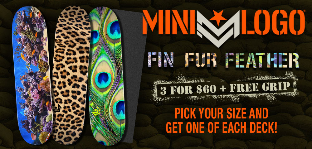 Mini Logo Fin Fur Feather Combo Deals!