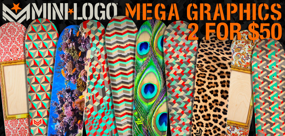 Mini Logo Mega Graphic Decks buy 2 for $50